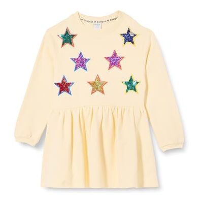 Desigual Designual flicka stickad klänning långärmad, vit, 6 år, Vitt, 6 år Desigual Designual flicka stickad klänning långärmad, vit, 6 år, Vitt, 6 år