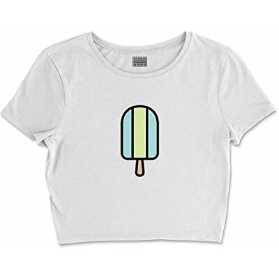 Bona Basics , Digitalt tryck, bas-t-shirt för kvinnor, 100% bomull, vit, avslappnad, damtoppar, storlek: L, Vitt och blått Bona Basics , Digitalt tryck, bas-t-shirt för kvinnor, 100% bomull, vit, avslappnad, damtoppar, storlek: L, Vitt och blått