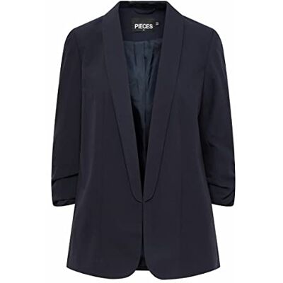 PIECES Pcboss 3/4 Blazer Noos T-tröja dam Mörkblå, XS PIECES Pcboss 3/4 Blazer Noos T-tröja dam Mörkblå, XS
