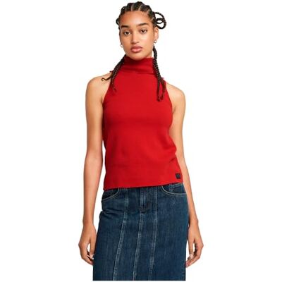 G-STAR NY RAW Slim top sl wmn, Röd (baron D26410-d487-1828), XL G-STAR NY RAW Slim top sl wmn, Röd (baron D26410-d487-1828), XL