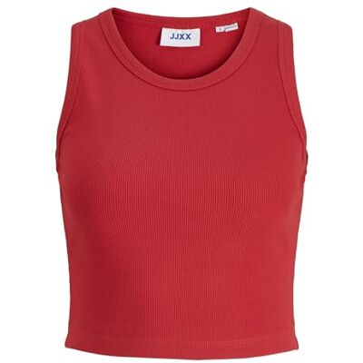 JJXX JXFALLON STR SL Rib TOP JRS NOOS, Racing Red, XL JJXX JXFALLON STR SL Rib TOP JRS NOOS, Racing Red, XL