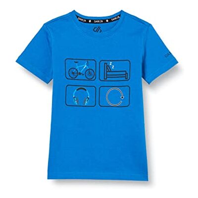 Dare 2b T-shirt för pojkar, Go Beyond T-shirt, snorklblå, 14 år Dare 2b T-shirt för pojkar, Go Beyond T-shirt, snorklblå, 14 år