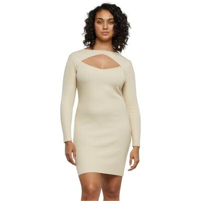 Urban Classics Damklänning, damer, Cut Out Dress Sand XL, sand, XL Urban Classics Damklänning, damer, Cut Out Dress Sand XL, sand, XL