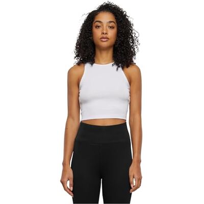 Urban Classics Dam Top Ladies Organic Cropped Rib Top White XL, Vit, XL Urban Classics Dam Top Ladies Organic Cropped Rib Top White XL, Vit, XL