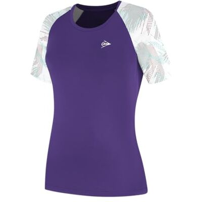 Dunlop damspel t-shirt 2, violett indigo/vit/aventurin grön, XS, Violett indigo/vit/aventurin grön, XS Dunlop damspel t-shirt 2, violett indigo/vit/aventurin grön, XS, Violett indigo/vit/aventurin grön, XS
