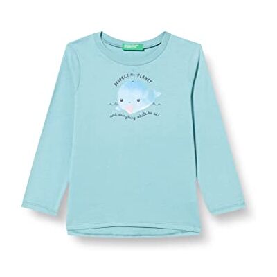 United Långärmad T-shirt för flickor, Dammig blå 33u, 18 mesi United Långärmad T-shirt för flickor, Dammig blå 33u, 18 mesi