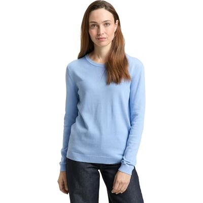 TOM TAILOR damtröja, 34587 – Light Fjord Blue, 3XL TOM TAILOR damtröja, 34587 – Light Fjord Blue, 3XL
