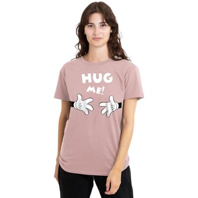 Mickey Mouse mandarin creative ltd Musse Pigg krama mig alla hjärtans dag t-shirt för damer, rosa, medium, Rosa, M Mickey Mouse mandarin creative ltd Musse Pigg krama mig alla hjärtans dag t-shirt för damer, rosa, medium, Rosa, M