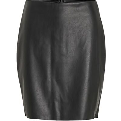 Vila VIDAGMAR HW PU-kjol – NOOS, svart, 34 Vila VIDAGMAR HW PU-kjol – NOOS, svart, 34