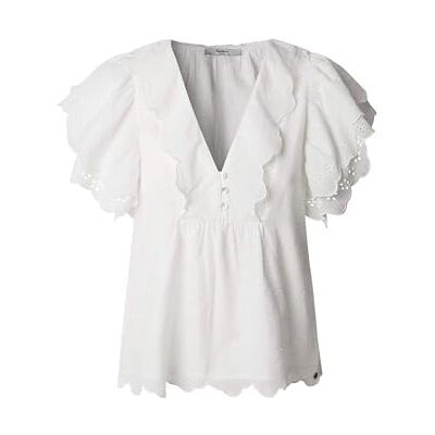 Pepe Jeans dam DAME skjorta, vit (rosa vit), L, Vit (mousse vit), L Pepe Jeans dam DAME skjorta, vit (rosa vit), L, Vit (mousse vit), L