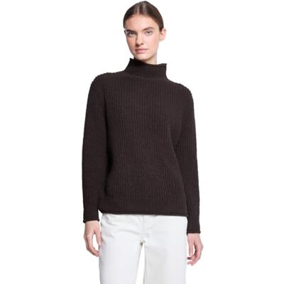 Street One Studio turtleneck tröja sammet vin 34 Street One Studio turtleneck tröja sammet vin 34