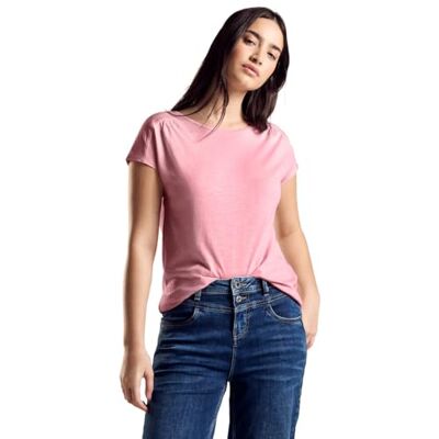 Street One T-shirt med förfining, Rolig persika, 36 Street One T-shirt med förfining, Rolig persika, 36
