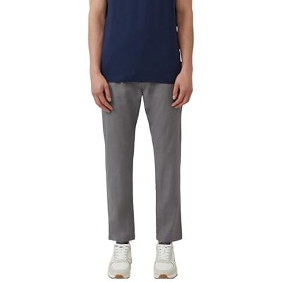 s.Oliver Detroit: Avslappnad passform chinos gjord av linneblandning med elastisk linning, Ljunggrå, 33W / 32L s.Oliver Detroit: Avslappnad passform chinos gjord av linneblandning med elastisk linning, Ljunggrå, 33W / 32L
