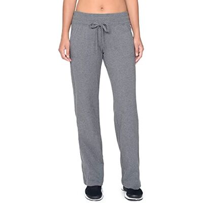 Danskin womens Straight athletic pants, Charcoal Heather, X-Large US Danskin womens Straight athletic pants, Charcoal Heather, X-Large US