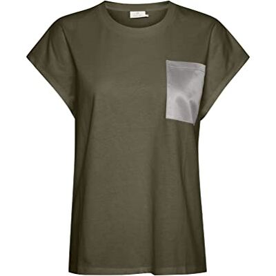 KAFFE KAblanca T-shirt, grape Leaf, XS dam KAFFE KAblanca T-shirt, grape Leaf, XS dam
