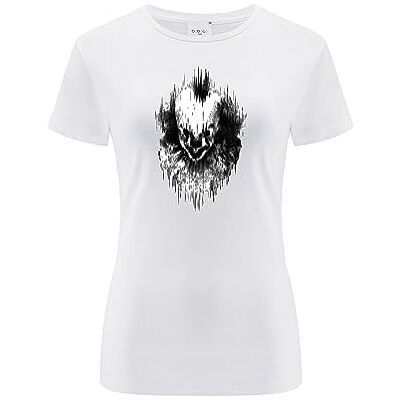 ERT GROUP Warner Bros. It 012, Kortärmad T-shirt dam, 100% bomull, Ensidigt levande tryck, Size XXS, White, Sömlös design, Smidigt och elastiskt tyg för vardaglig lätthet ERT GROUP Warner Bros. It 012, Kortärmad T-shirt dam, 100% bomull, Ensidigt levande tryck, Size XXS, White, Sömlös design, Smidigt och elastiskt tyg för vardaglig lätthet