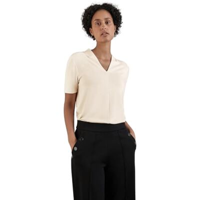 Street One V-ringad T-shirt, Lucid White, 38 Street One V-ringad T-shirt, Lucid White, 38