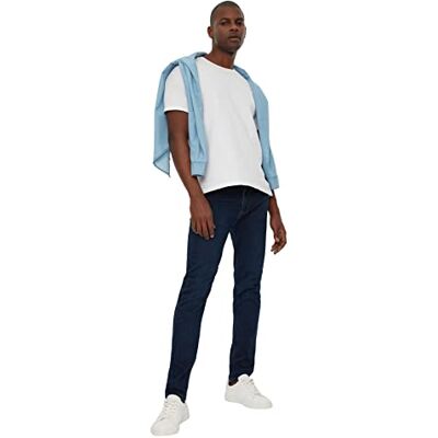 Trendyol Herr Indigo Erkek tapared skinny jeans, 30 Trendyol Herr Indigo Erkek tapared skinny jeans, 30