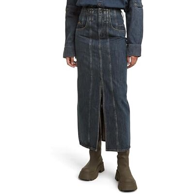 G-STAR RAW Viktoria Moto Long Skirt, Blå (Worn in Indigo Gear D25289-d762-g852), 24W G-STAR RAW Viktoria Moto Long Skirt, Blå (Worn in Indigo Gear D25289-d762-g852), 24W