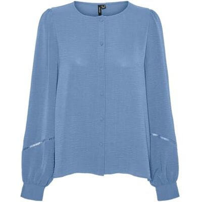 VERO MODA VMALVA L/S Tape Shirt WVN GA, Allure, S VERO MODA VMALVA L/S Tape Shirt WVN GA, Allure, S