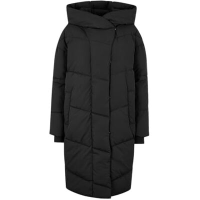 NOISY MAY dam NMNEW Tally L/S lång jacka NOOS quiltad kappa, svart, S, svart, S NOISY MAY dam NMNEW Tally L/S lång jacka NOOS quiltad kappa, svart, S, svart, S
