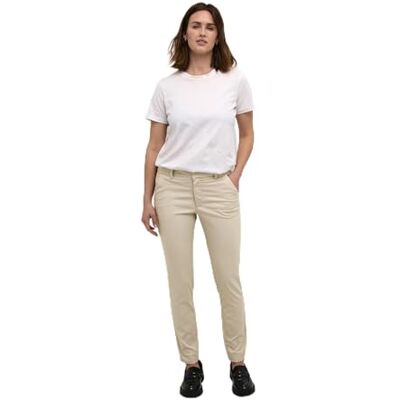 KAFFE Casual byxor Kalea dam chinos byxor eleganta klassiska tygbyxor, Fjädergrå, 34 KAFFE Casual byxor Kalea dam chinos byxor eleganta klassiska tygbyxor, Fjädergrå, 34