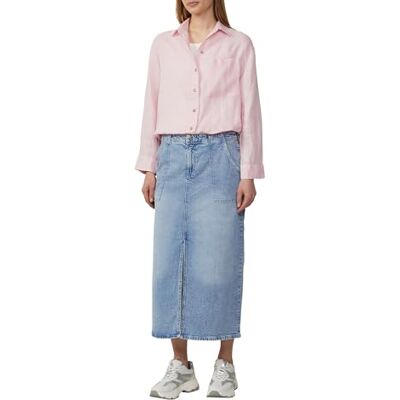 s.Oliver blus av rent linne med bröstficka, Mjuk rosa, 44 s.Oliver blus av rent linne med bröstficka, Mjuk rosa, 44