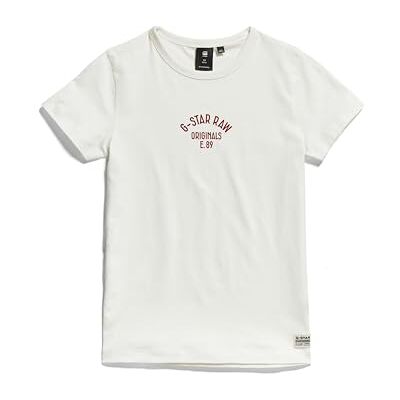G-STAR RAW SS23001 t-shirt ss, Vit (Buff D24973-01-1358), 12 År G-STAR RAW SS23001 t-shirt ss, Vit (Buff D24973-01-1358), 12 År