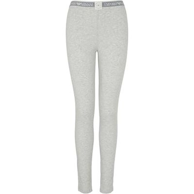 Giorgio Armani kvinnors logotypband leggings byxor, Grå, XS Giorgio Armani kvinnors logotypband leggings byxor, Grå, XS