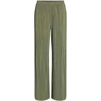 Vila dam Viplisa Hw Wide Pants-Noos byxor, Oljegrön, XL Vila dam Viplisa Hw Wide Pants-Noos byxor, Oljegrön, XL