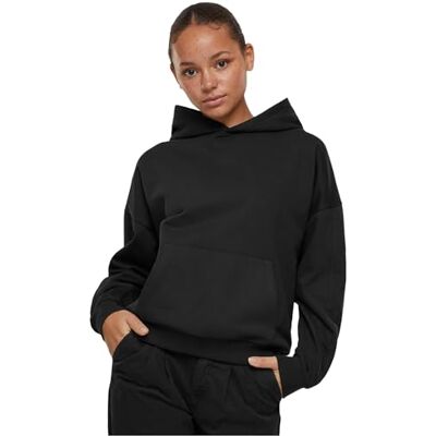 Urban Classics Dam Ladies Organic Oversized huvtröja, svart, L Urban Classics Dam Ladies Organic Oversized huvtröja, svart, L