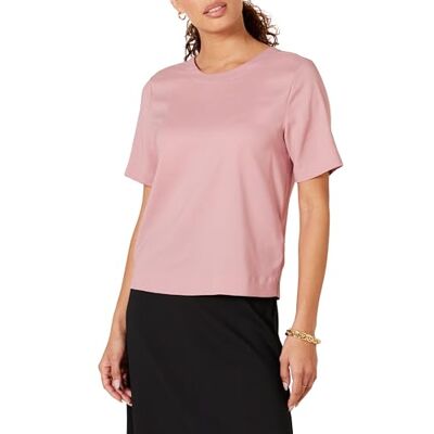 Amazon Essentials dam normal passform Georgette kortärmad topp, Mauve, Medium Amazon Essentials dam normal passform Georgette kortärmad topp, Mauve, Medium