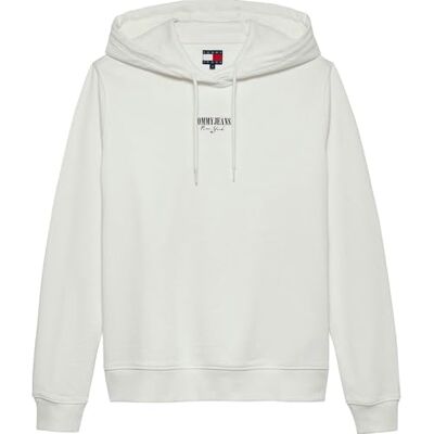 Tommy Jeans dam TJW REG ESS LOGO 2 huvtröja EXT DW0DW20943 pullover huvtröja, vit (Ecru), L, Vit (Ecru), L Tommy Jeans dam TJW REG ESS LOGO 2 huvtröja EXT DW0DW20943 pullover huvtröja, vit (Ecru), L, Vit (Ecru), L