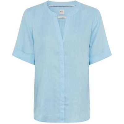 Brax dam Style.veri Linen Solid Blus Brax dam Style.veri Linen Solid Blus