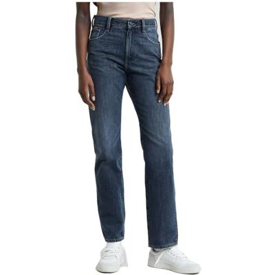 G-STAR RAW Viktoria höga raka jeans, Blå (Worn in Broken Cloud D23959-d762-g793), 28W x 34L G-STAR RAW Viktoria höga raka jeans, Blå (Worn in Broken Cloud D23959-d762-g793), 28W x 34L