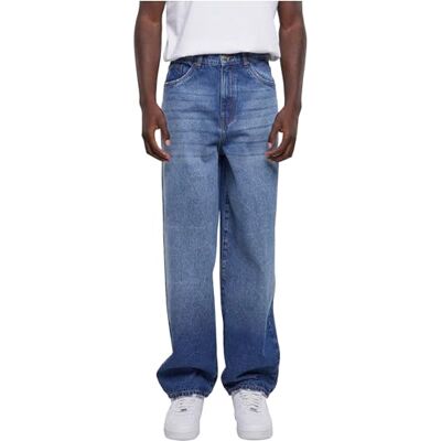 Urban Classics Herrbyxor Heavy Ounce Baggy Fit Jeans New Mid Blue tvättad 38, New Mid Blue tvättad, 38 SE Urban Classics Herrbyxor Heavy Ounce Baggy Fit Jeans New Mid Blue tvättad 38, New Mid Blue tvättad, 38 SE