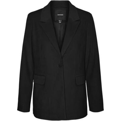 VERO MODA VMNORA LS Loose Corduroy blazer, svart, XS VERO MODA VMNORA LS Loose Corduroy blazer, svart, XS