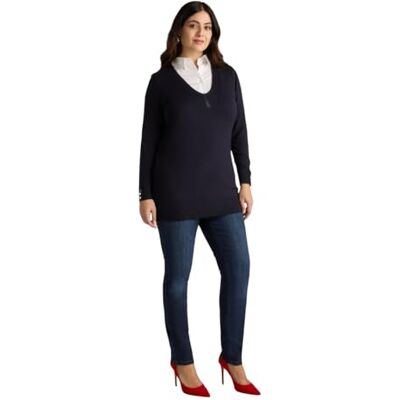 Fiorella Rubino : Jeggings mörkblå tvättade curvy storlek vår sommar 24, blå, 48 plus size Fiorella Rubino : Jeggings mörkblå tvättade curvy storlek vår sommar 24, blå, 48 plus size