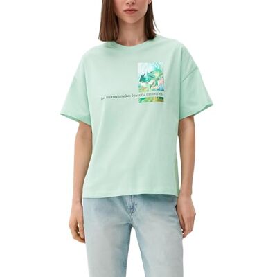 s.Oliver Dam-t-shirts, kortärmad, blå-grön, 34, Blågrön, 34 s.Oliver Dam-t-shirts, kortärmad, blå-grön, 34, Blågrön, 34