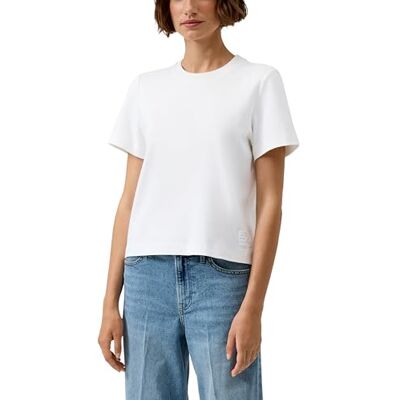 s.Oliver T-shirt för kvinnor, 0100, 34 s.Oliver T-shirt för kvinnor, 0100, 34