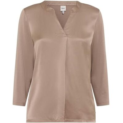 Brax damstil. Clarissa M solid hybrid t-shirt, 53 taupe, 36 Brax damstil. Clarissa M solid hybrid t-shirt, 53 taupe, 36