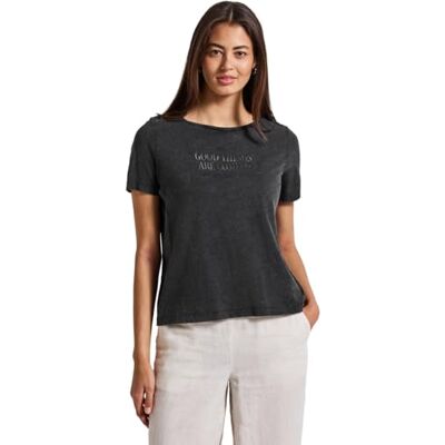 Street One dam washed-look T-shirt, Tvättad ut grå, 44 Street One dam washed-look T-shirt, Tvättad ut grå, 44