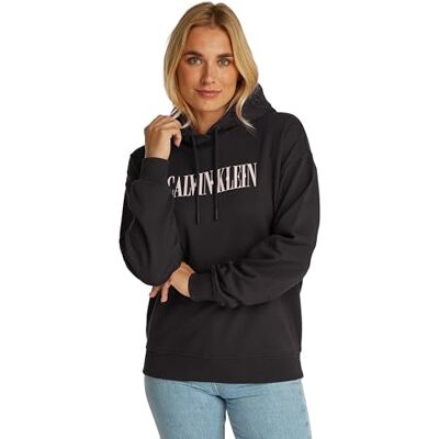 Calvin CK JEANS dam VARSITY HOODIE J20J225579, svart (svart), S, Svart (k svart), S Calvin CK JEANS dam VARSITY HOODIE J20J225579, svart (svart), S, Svart (k svart), S