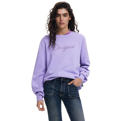 Desigual Sweat_AFRA, 3169 Lavender, XXL, Röd, XXL Desigual Sweat_AFRA, 3169 Lavender, XXL, Röd, XXL
