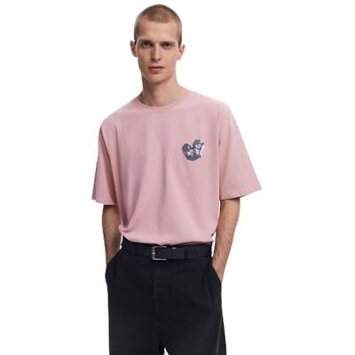 Desigual TS_Rosa, 3035 Rosa Stick, M, Röd, M Desigual TS_Rosa, 3035 Rosa Stick, M, Röd, M