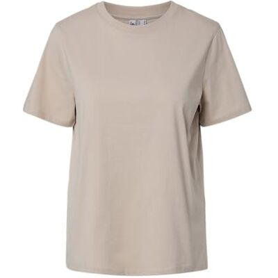 PIECES Dam Pcria Ss Solid Tee Noos Bc T-shirt, Silvergrå, M PIECES Dam Pcria Ss Solid Tee Noos Bc T-shirt, Silvergrå, M