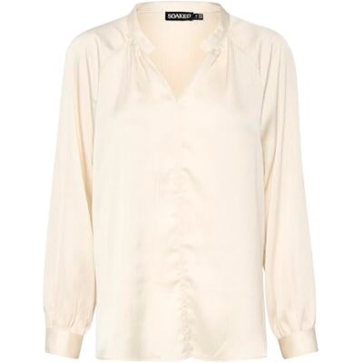 Soaked in Luxury Slioana blus Ls Regular Fit långärmad tröja dam, whisper white, XL Soaked in Luxury Slioana blus Ls Regular Fit långärmad tröja dam, whisper white, XL