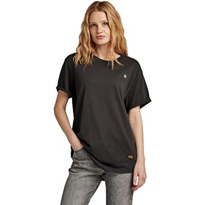 G-STAR RAW Dam Lash Fem Loose Top Toppar, Svart (Dk Black D16902-4107-6484), XXS G-STAR RAW Dam Lash Fem Loose Top Toppar, Svart (Dk Black D16902-4107-6484), XXS