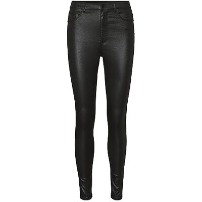 VERO MODA dam skinny fit jeans VMLOA hög midja byxor, svart, 32 SEXS VERO MODA dam skinny fit jeans VMLOA hög midja byxor, svart, 32 SEXS