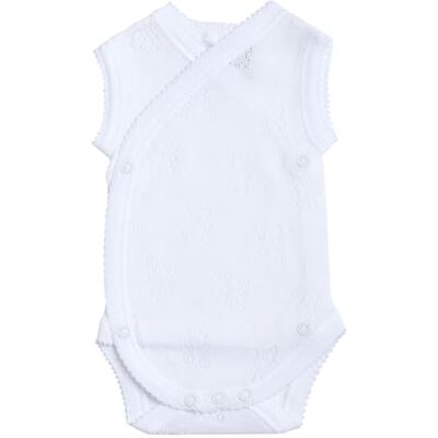 BABIDU Bodysuit C.Swan dopkläder för bebisar, unisex, Vit 1, 50 (Tamaño del fabricante:0) BABIDU Bodysuit C.Swan dopkläder för bebisar, unisex, Vit 1, 50 (Tamaño del fabricante:0)